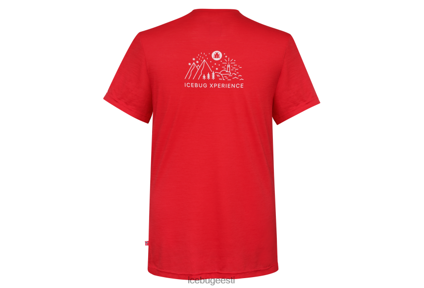 Icebug meriinosärk ix unisex kõrghoone punane Riietus B48866111